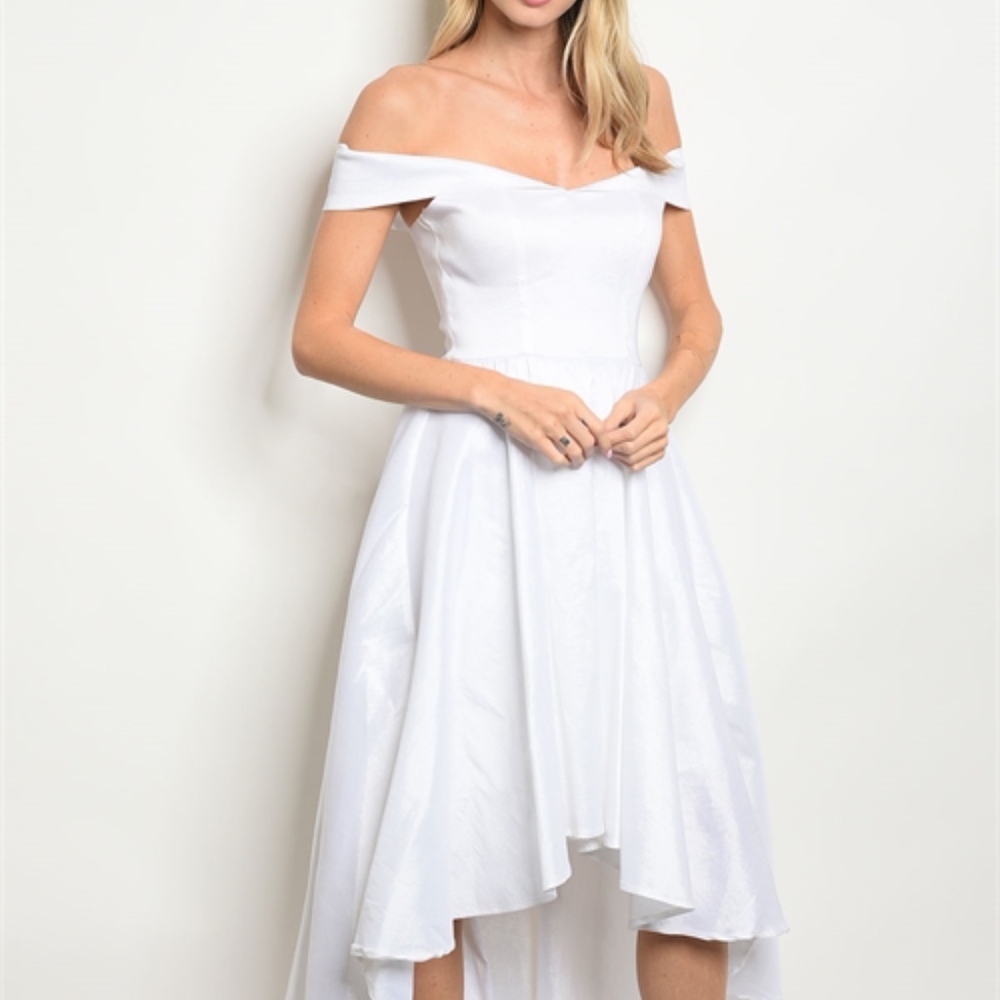 Taffeta High Low Dress - Picture 5 of 7